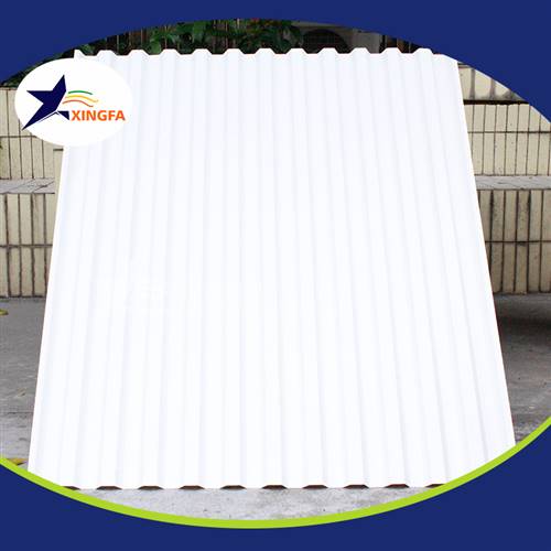 珠海加強(qiáng)版3.5厚度藍(lán)面白底PVC塑料瓦 陶瓷原料化工廠用pvc波紋瓦 出廠價(jià)直銷全國(guó)